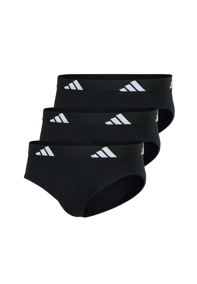 

Трусы в упаковке 3 шт. - трусы Active Flex Cotton Logo Simple Adidas, черный