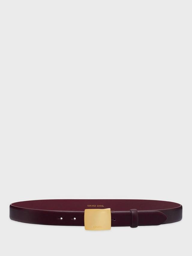 

Кожаный ремень Le Jude с металлической пряжкой Gerard Darel, Redwine