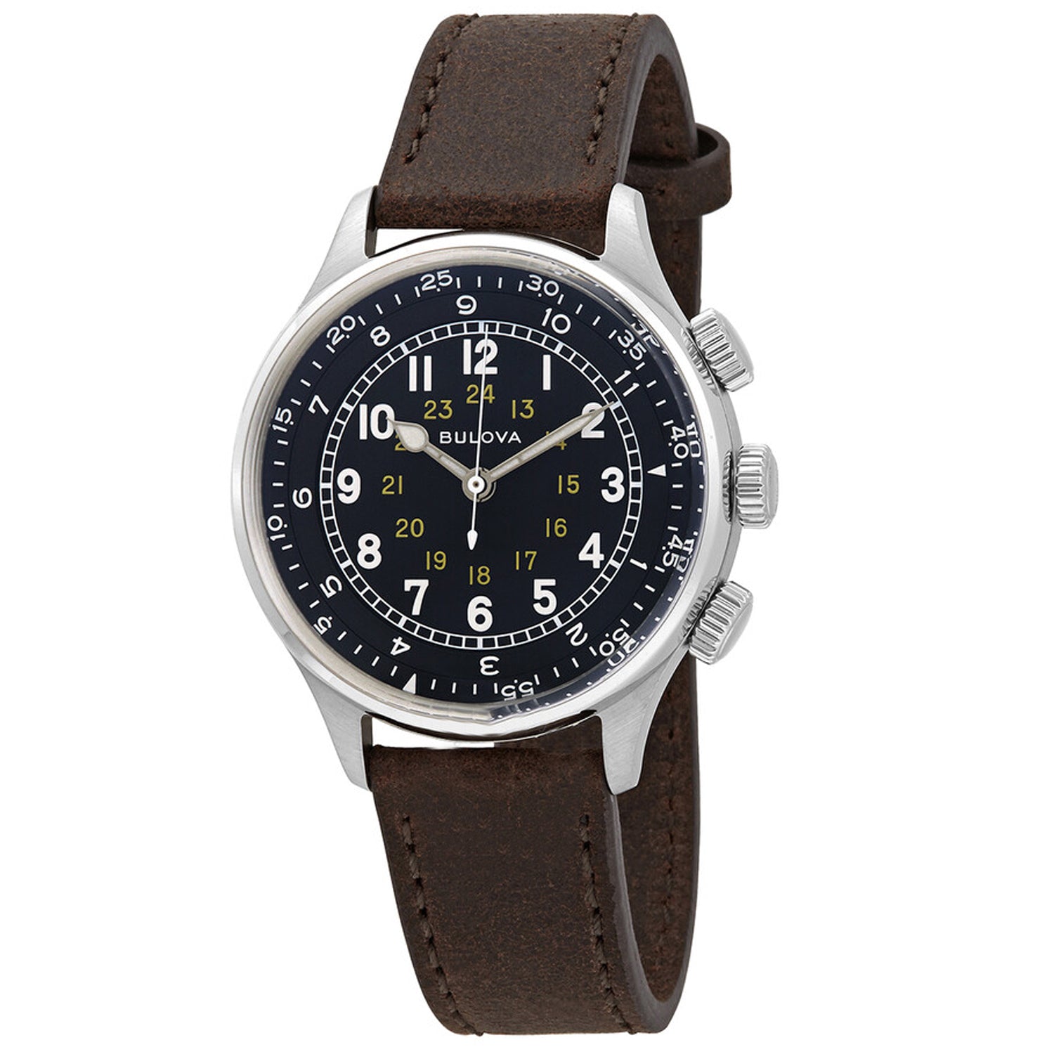 

Мужские часы Bulova с черным циферблатом
