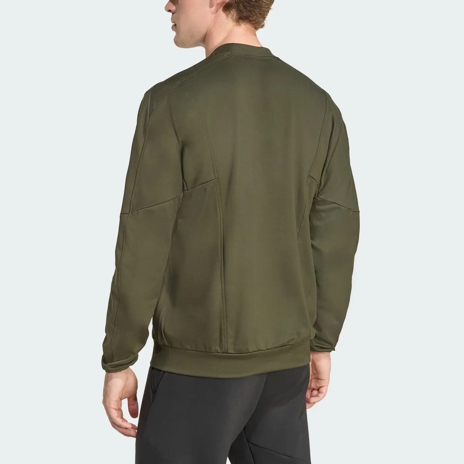 Толстовка D4T FW25 CLIMAWARM мужская Adidas, зеленый — фото 3