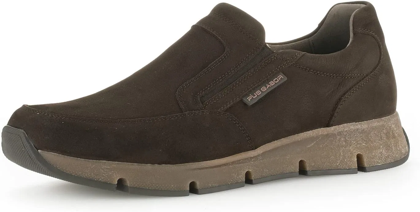 Мужские низкие туфли Pius Gabor, без шнурков, со сменной стелькой и подошвой Superflex, Mocha Brown