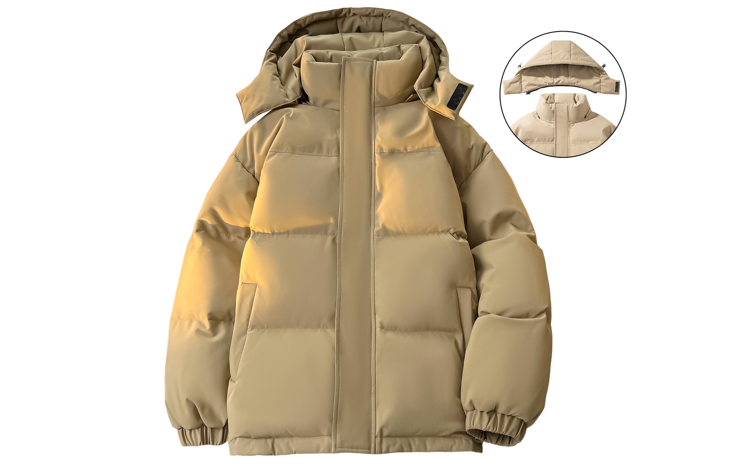

WARRIOR Пуховик Huichao Riding The Wind Collection унисекс, Khaki[Hats & Caps Detachable]