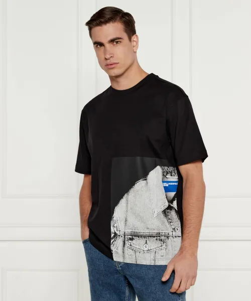 

Футболка Relaxed fit Karl Lagerfeld Jeans, черный
