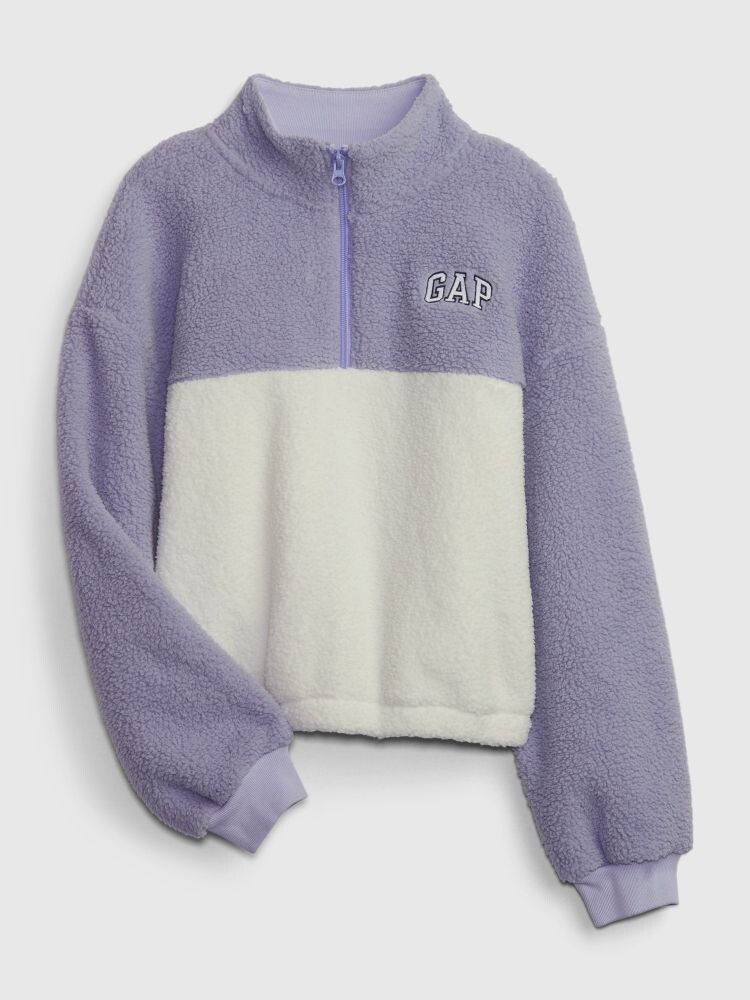 

Детская плюшевая толстовка Gap, фиолетовый
