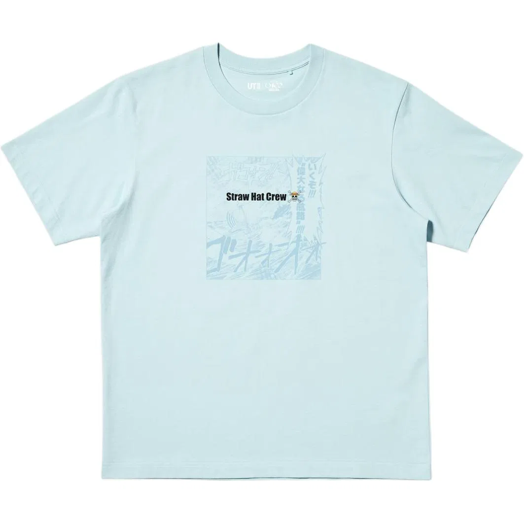 Футболка x HAIZEIWANG,LIANMINGKUAN Shueisha SS26 Unisex синяя