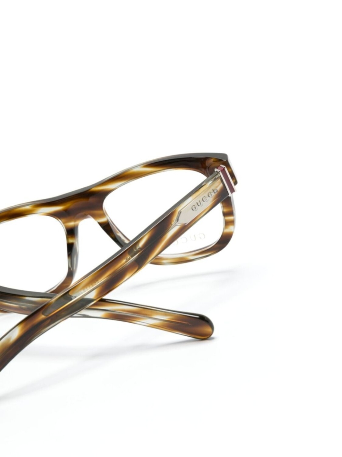 Солнцезащитные очки GG1509O в квадратной оправе Gucci Eyewear, коричневый — фото 3