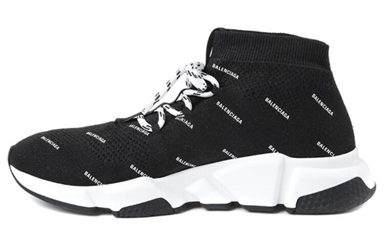 

Кроссовки мужские Balenciaga Speed Lace Up, черный / белый