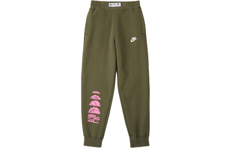 

Детские трикотажные спортивные штаны Nike, цвет Khaki Green