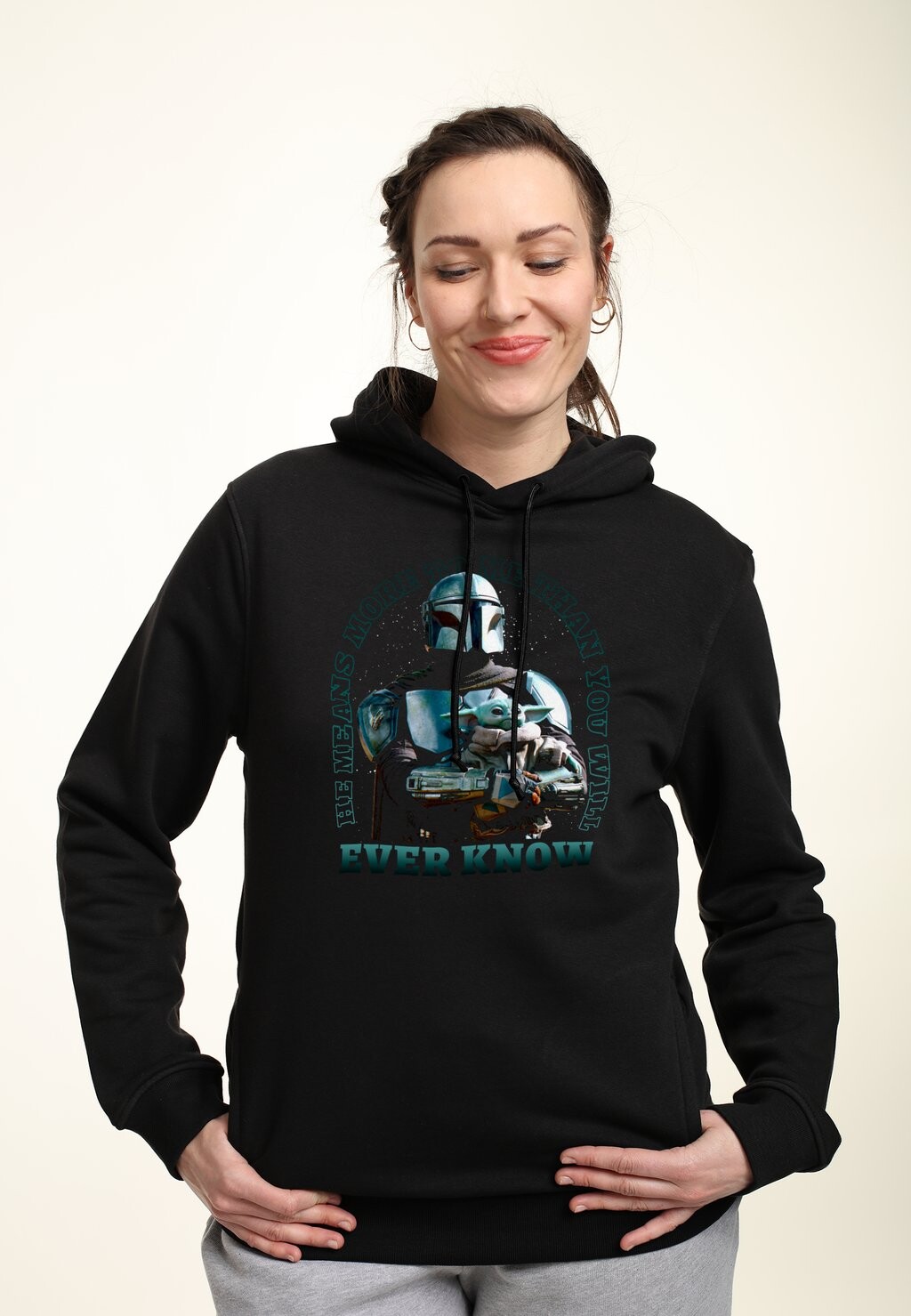 

Толстовка с капюшоном STAR WARS THE MANDALORIAN MEANINGFUL Star Wars, черный