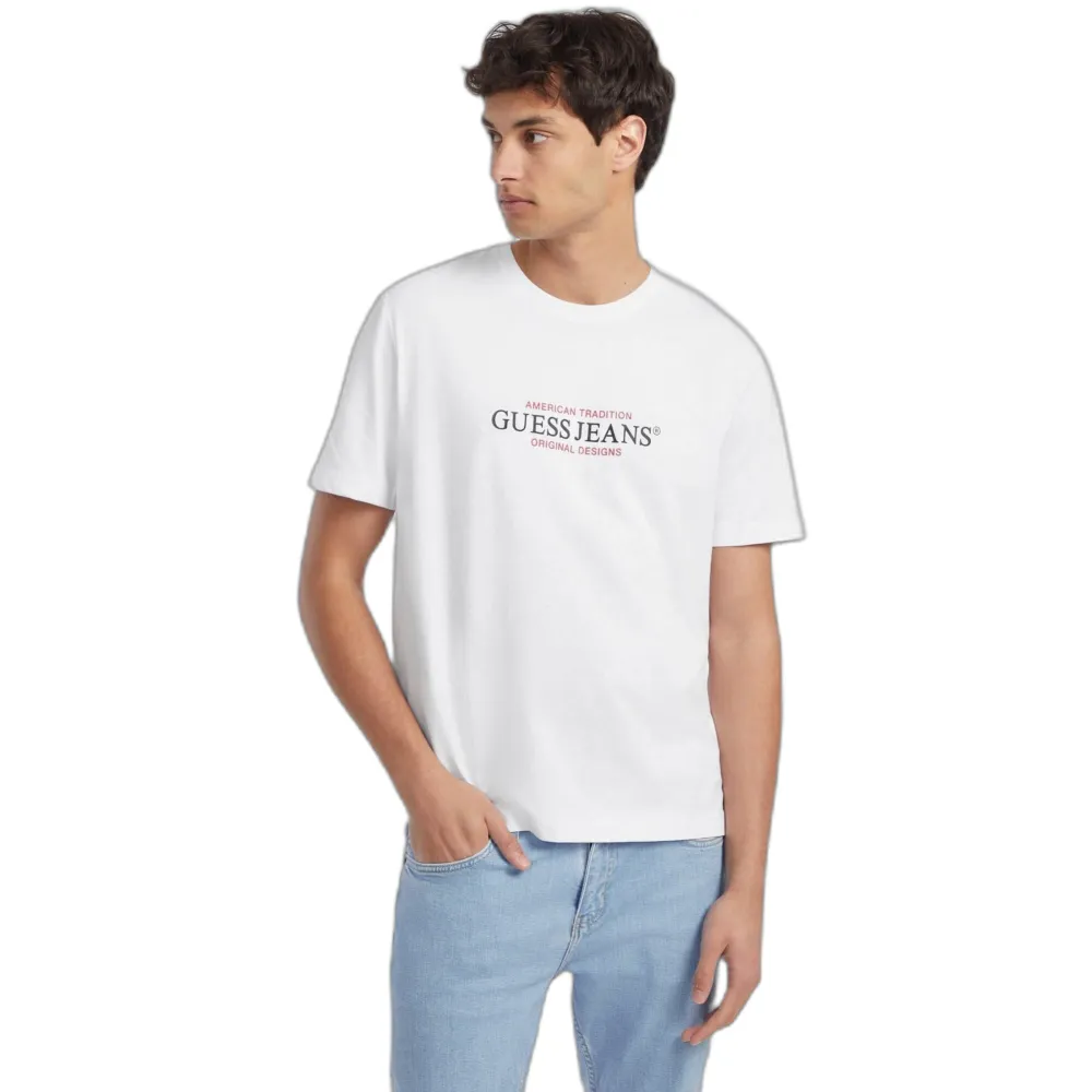 

Футболка с коротким рукавом Guess Jeans Gj Cn Reg American Trad, белый
