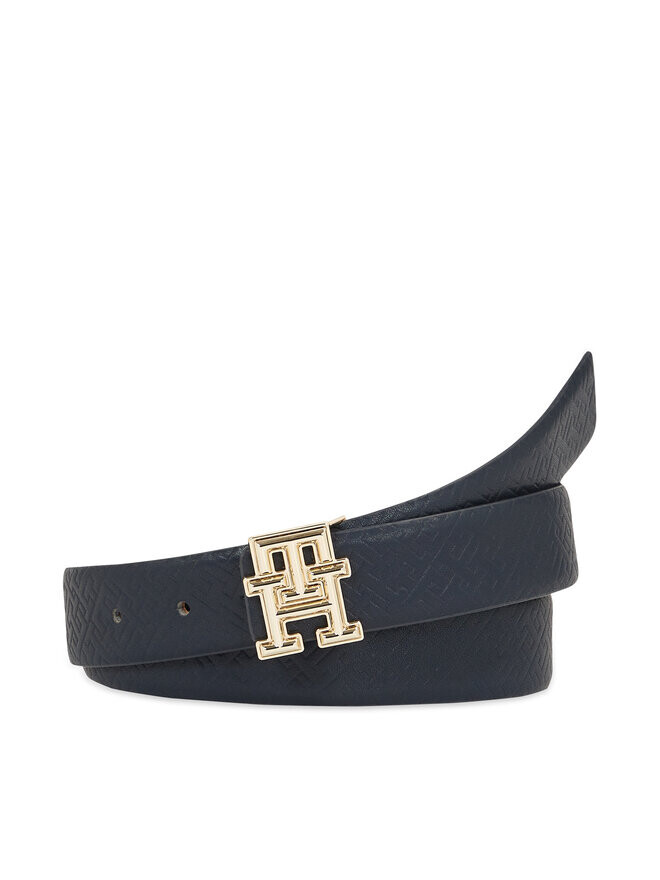 

Ремень Tommy Hilfiger Th Logo Bombe Rev 3.0 AW0AW16019, темно-синий