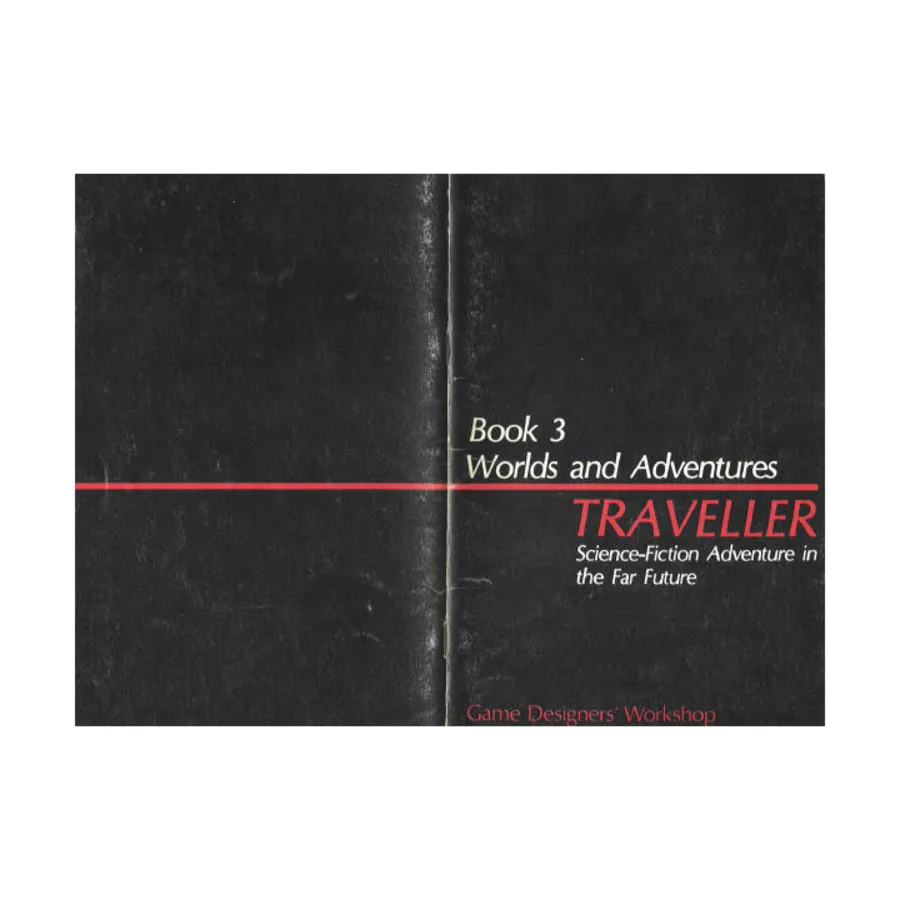 

Book #3 - Worlds and Adventures (2nd Edition), Traveller - Core & Assorted (GDW), мягкая обложка