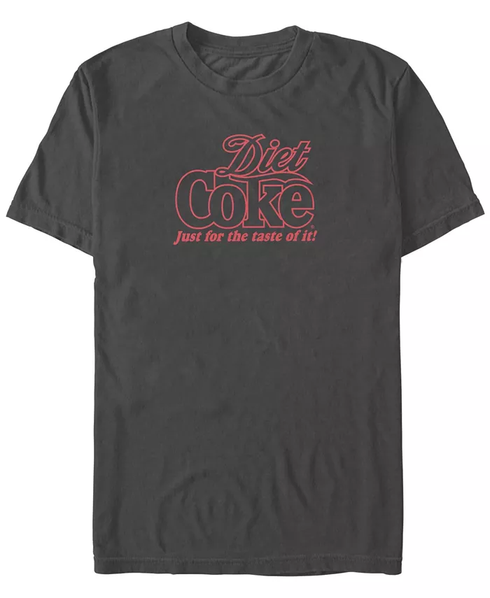 

Мужская футболка с коротким рукавом Diet Coke Outline Coca-Cola, серый