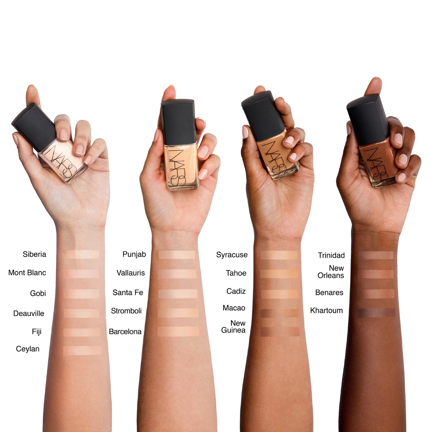 Тональный крем для лица sheer glow collection sheer glow Nars, yukon, объем 30 мл — фото 4