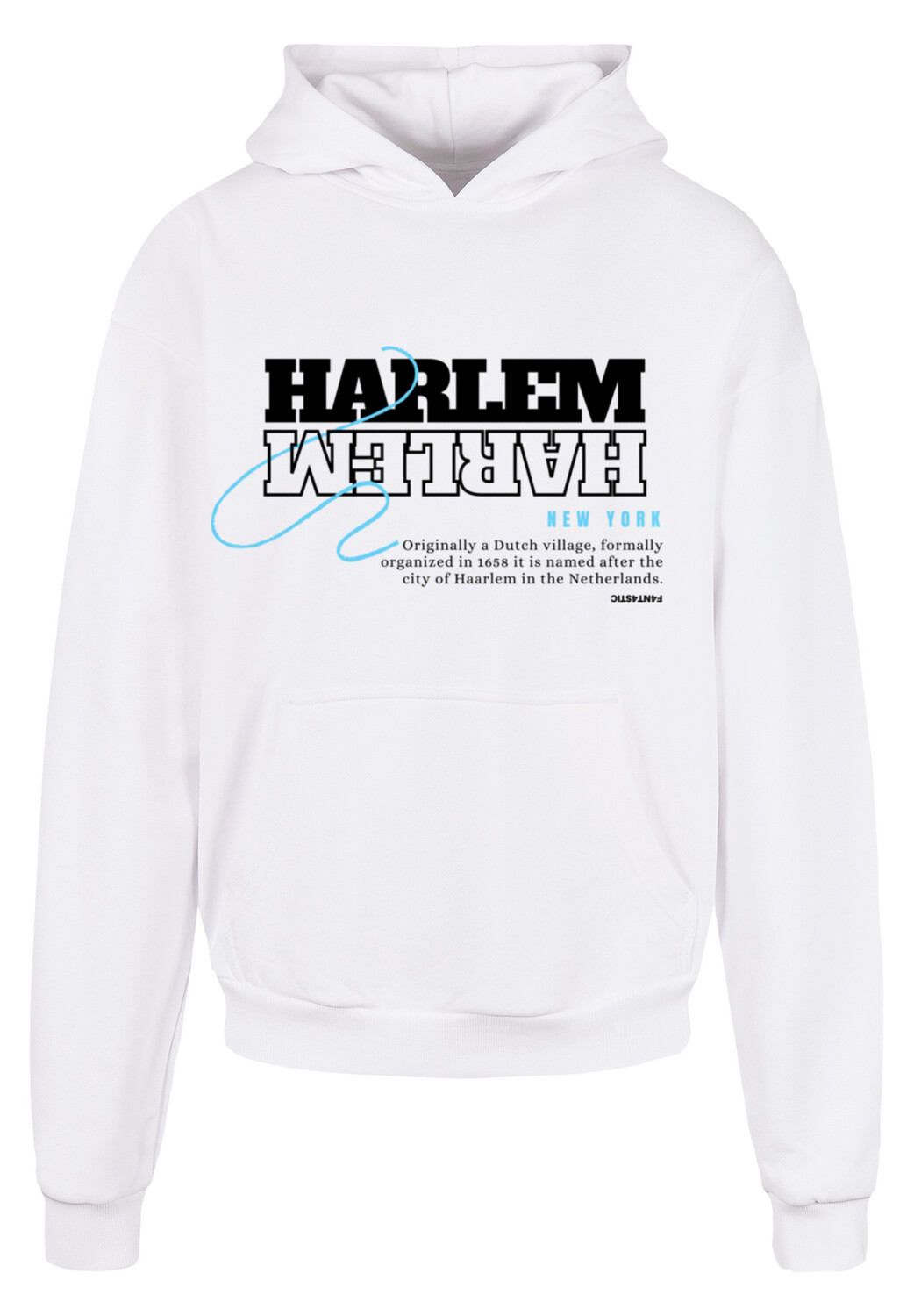 

Пуловер F4NT4STIC Ultra Heavy Hoodie Harlem OVERSIZE HOODIE, белый