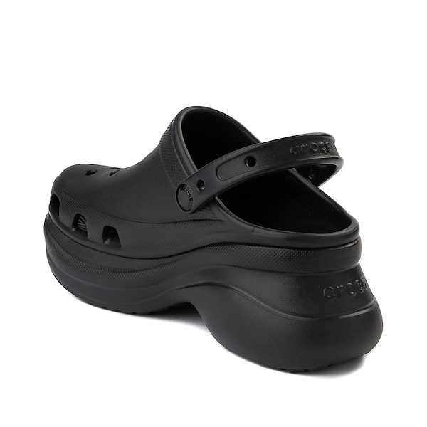 Сабо Womens Crocs Classic Bae Platform Clog, черный