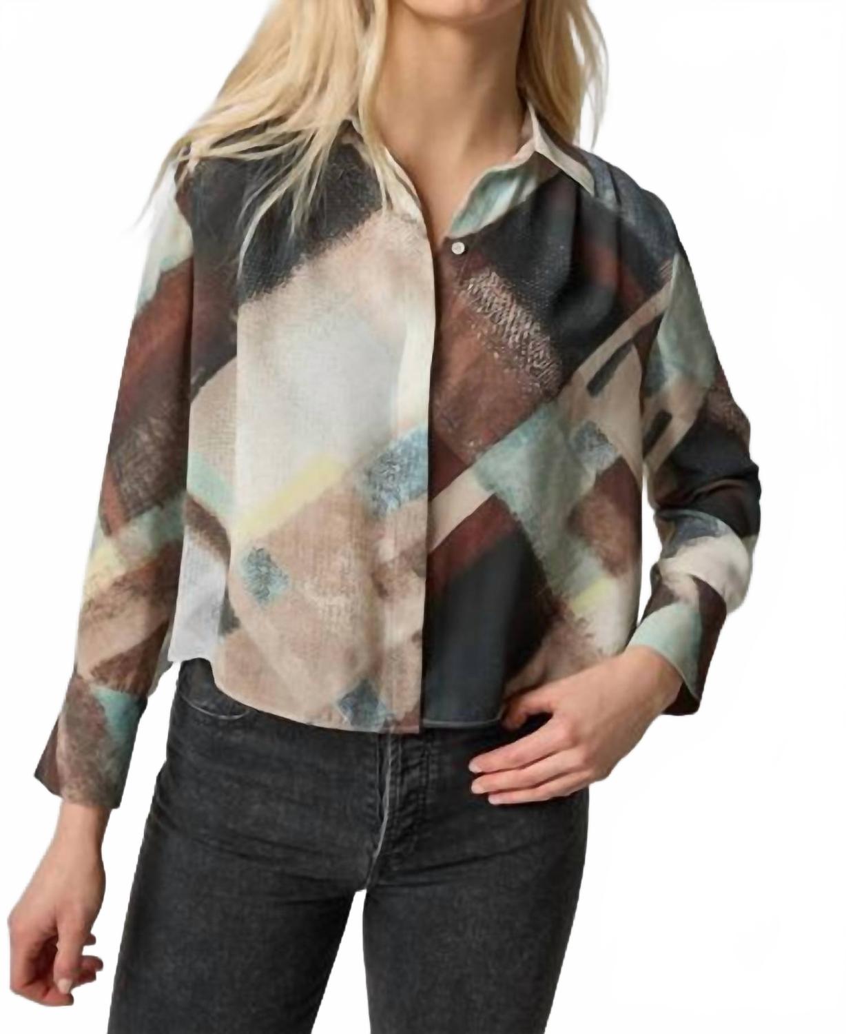 

Lilla P Рубашка с воротником и пуговицами цвета капучино