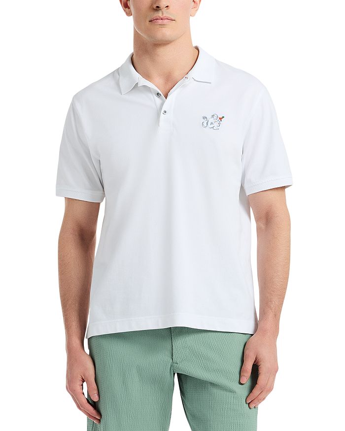 

Классическая поло "Mokey Business" Robert Graham, белый