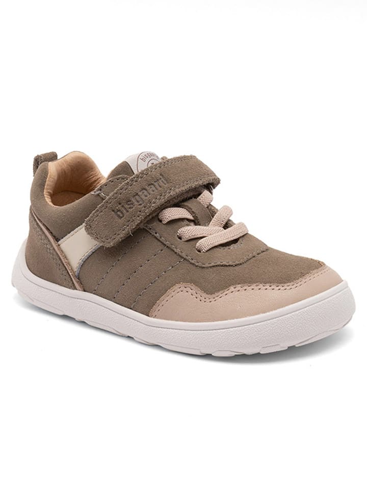 

Кроссовки на шнуровке bisgaard, цвет khaki/beige