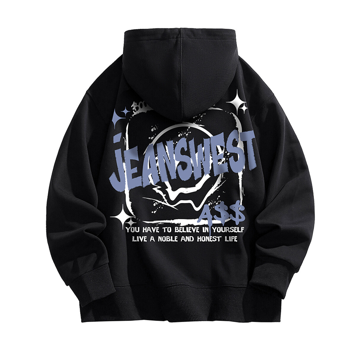 

Jeanswest Толстовка унисекс Jean West, Черный + хаки