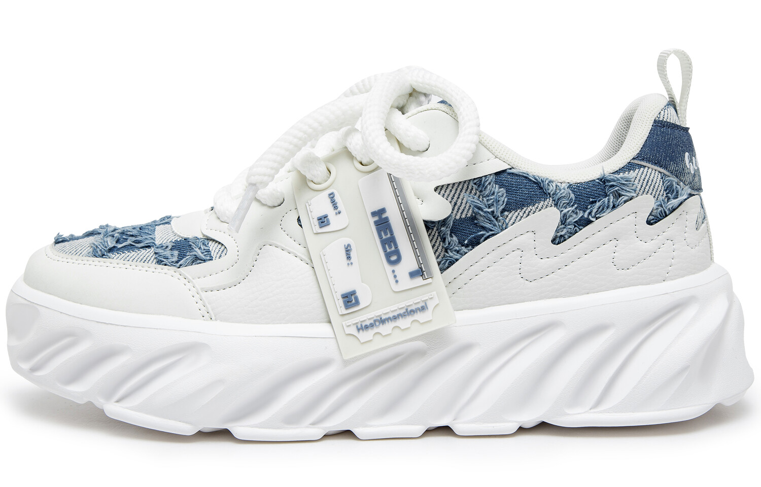 

Кроссовки HeeDimensional Chunky Sneakers Unisex Low-top, белый/синий