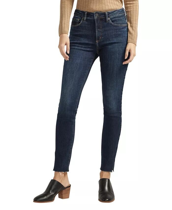

Самые желанные женские узкие джинсы средней посадки Silver Jeans Co., синий