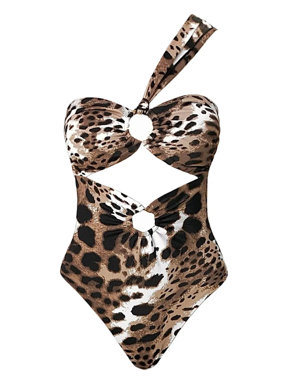 

Купальник Gaia на одно плечо SOFIA ERHAN, коричневый