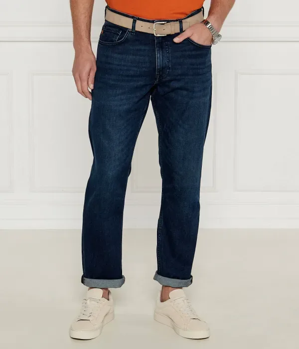 Джинсы TROY tapered fit Boss Orange, темно-синий