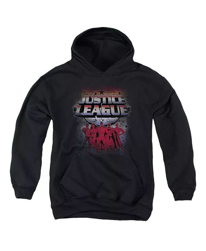 

Толстовка с капюшоном Boys of America Youth Star League Justice League, черный