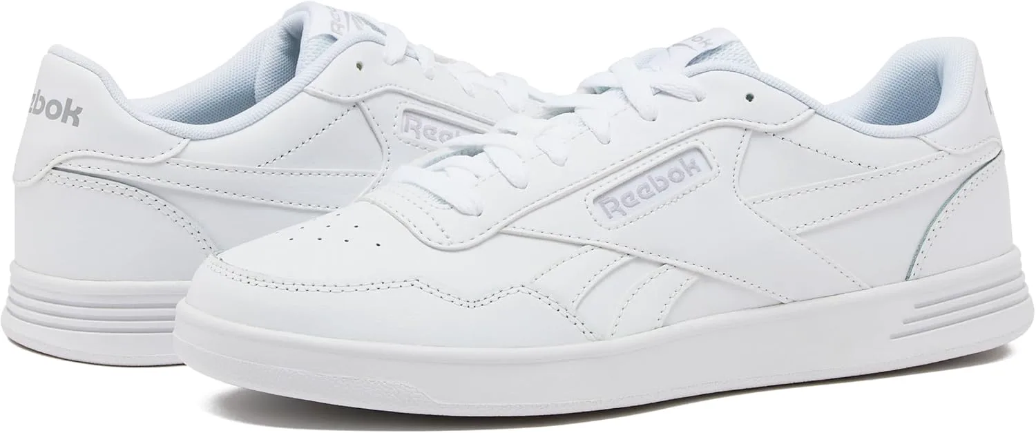 

Мужские кроссовки Reebok Court Advance - повседневные теннисные туфли, размеры с 6 по 15, белый/серый