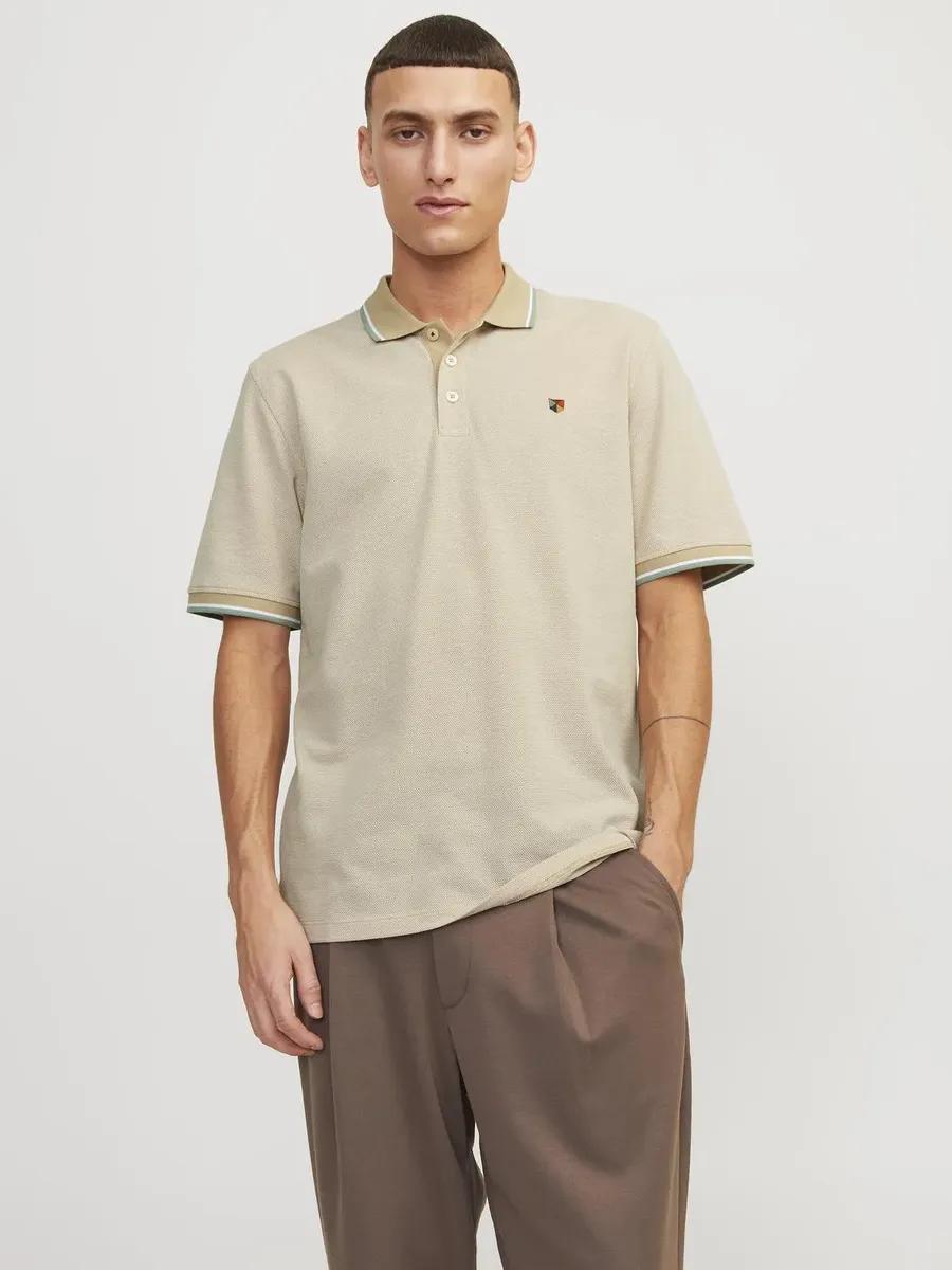 

Рубашка-поло Jack & Jones "JPRBLUWIN POLO SS NOOS", цвет Fields Of Rye