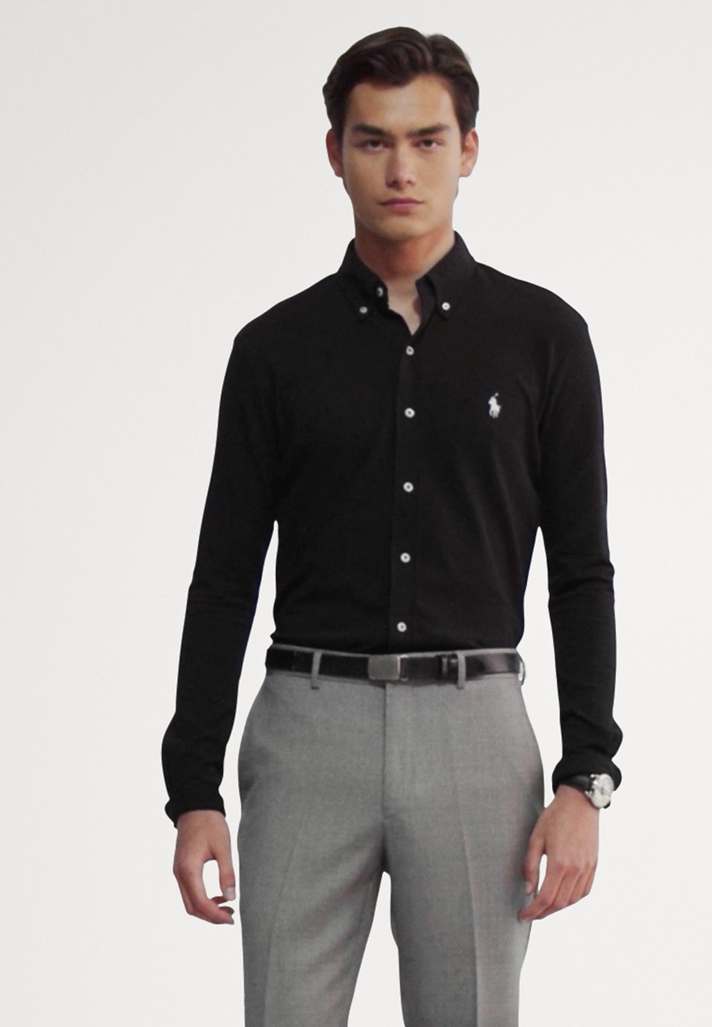 Рубашка FEATHERWEIGHT MESH SHIRT Polo Ralph Lauren, черный — фото 4