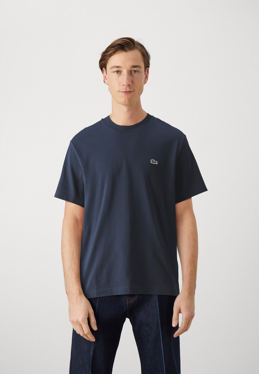 

Футболка базовая Lacoste, цвет blue nuit