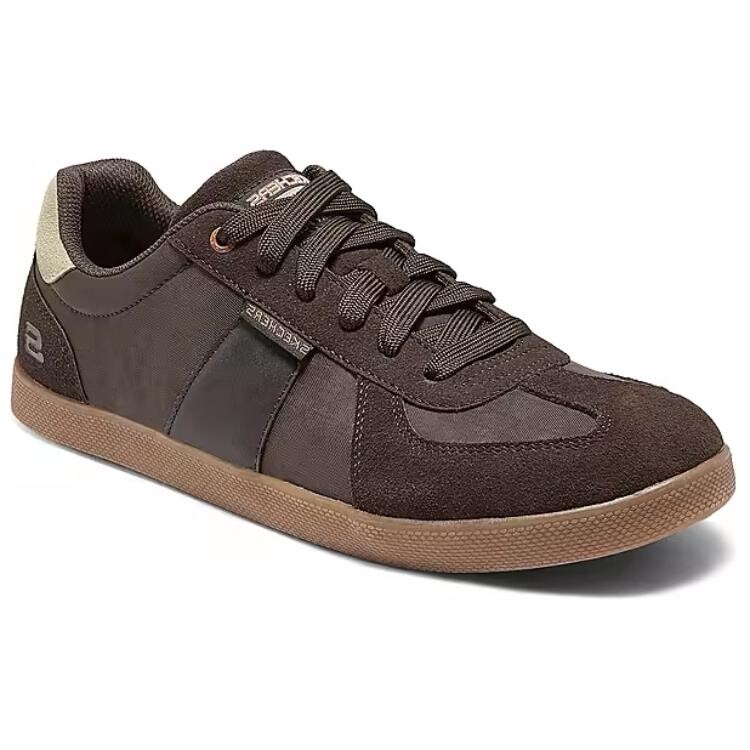 Мужские кроссовки Skechers для скейтбординга, низкие, коричневые — фото 3