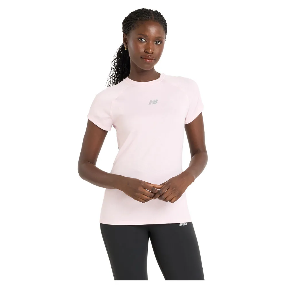 

Футболка с коротким рукавом New Balance Seasonal Jacquard T-Shirt, розовый