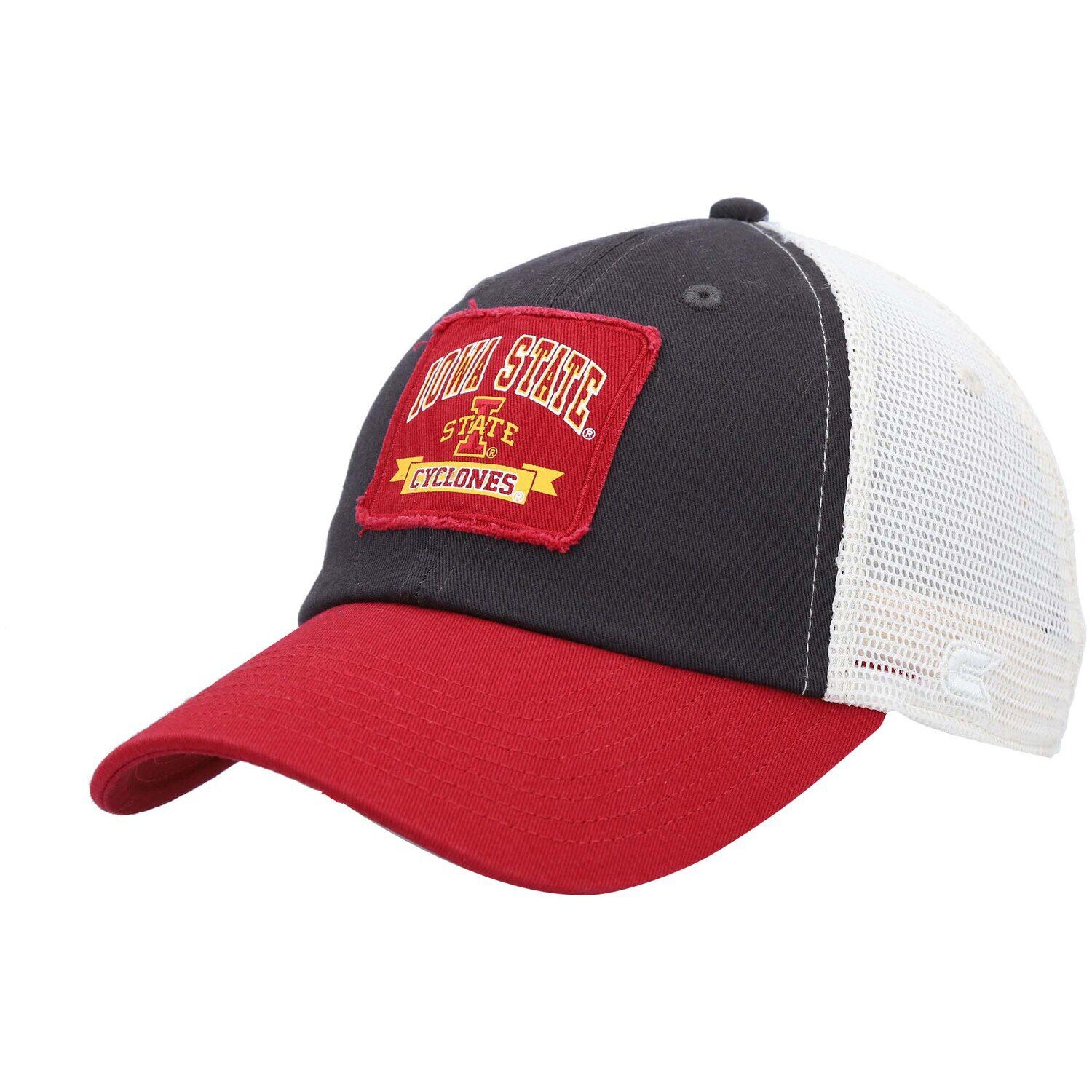 

Мужская темно-серая кепка Colosseum Iowa State Cyclones Objection Snapback