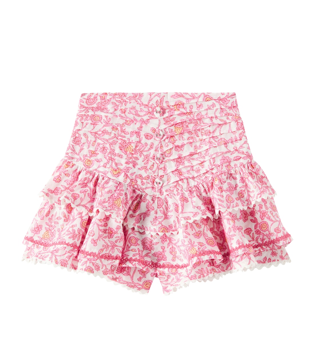 

Юбка Alizee из хлопковой смеси Poupette St Barth Kids, Pink Lazuli