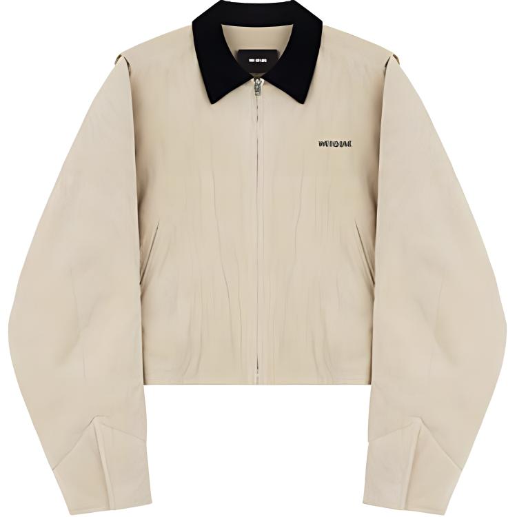 

Куртка унисекс бежевая WE11DONE, Бежевый, Куртка унисекс бежевая WE11DONE