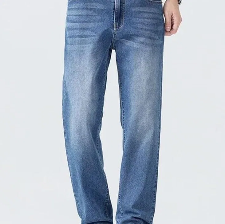 Джинсы свободные, Men‘s Straight Jeans, 3 — фото 4