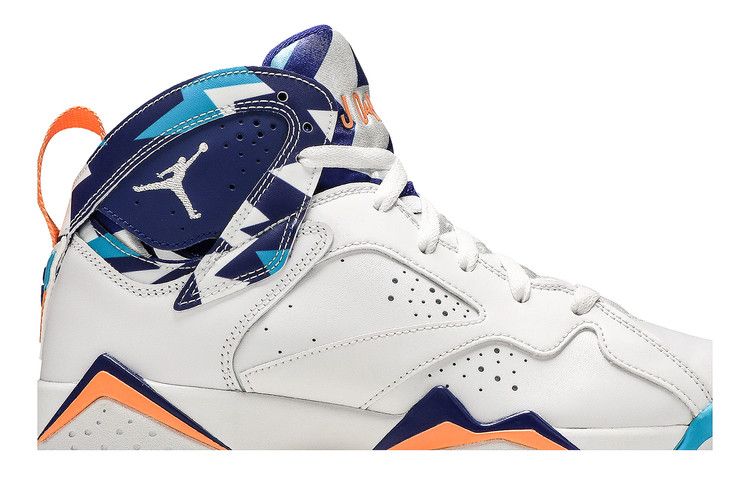Кроссовки Air Jordan Air Jordan 7 Retro GS 'Chlorine Blue', синий — фото 3