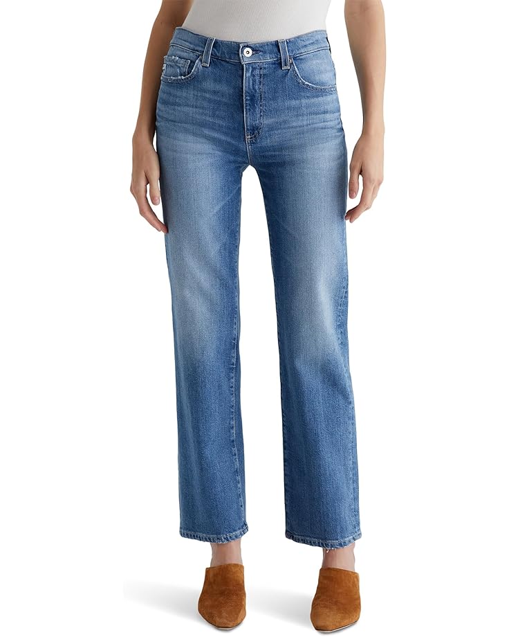 

Джинсы AG Jeans Brinley Mid-Rise Straight in Iris, цвет Iris