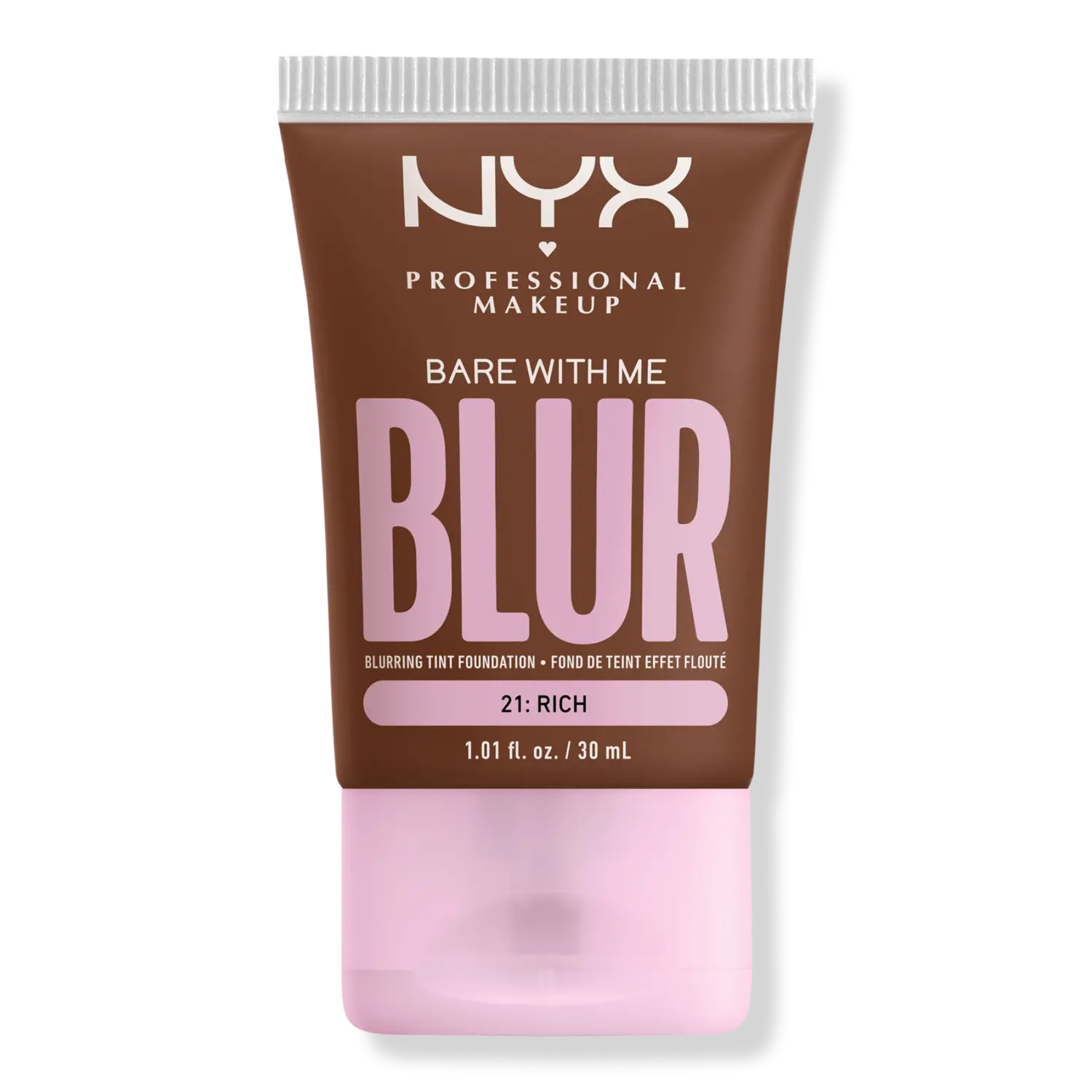 

Тональная основа Bare With Me Blur Tint Soft Matte Foundation NYX Professional Makeup, 21: Rich (rich with a cool undertone)