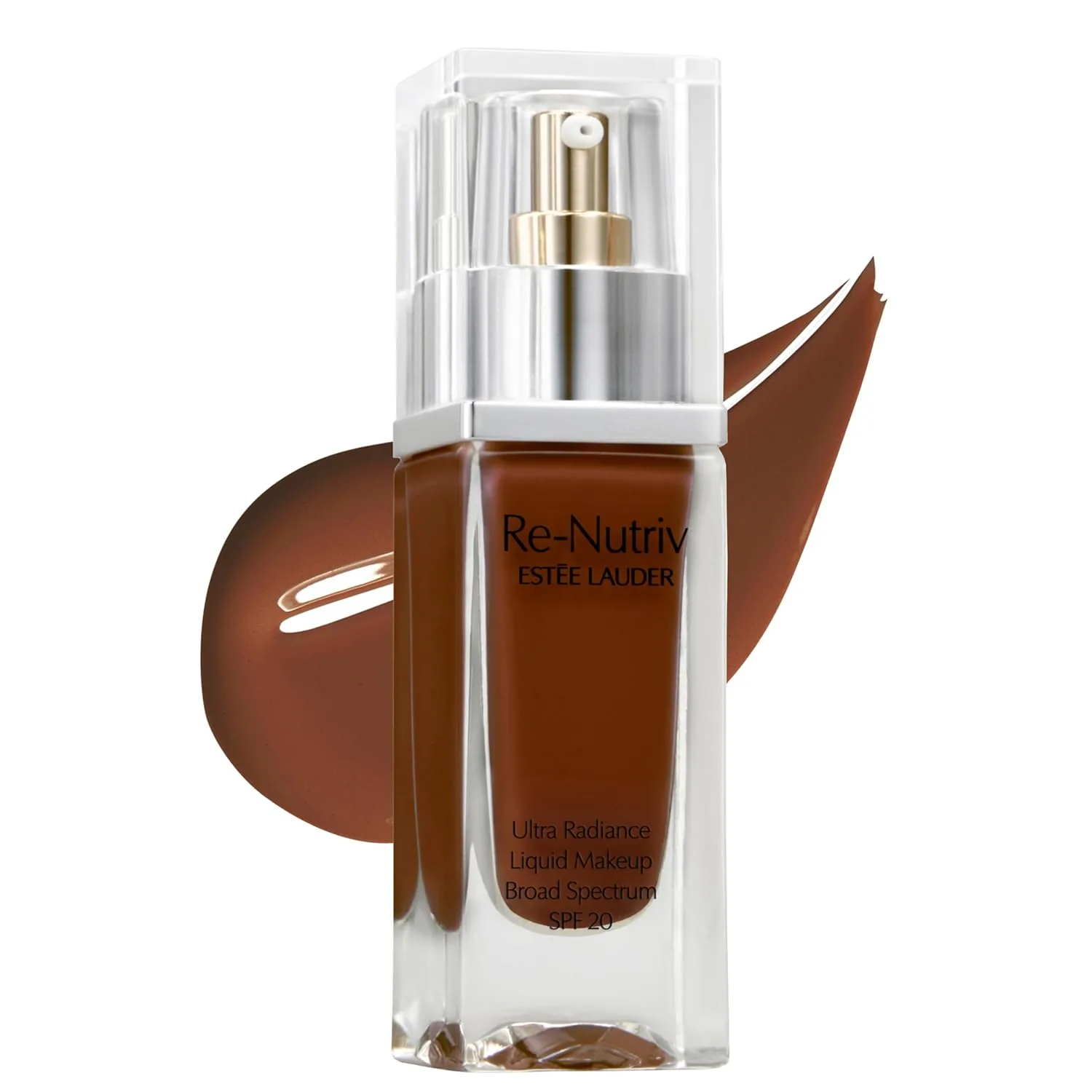 Жидкая тональная основа Estée Lauder Re-Nutriv Ultra Radiance SPF 20 | Роскошная, увлажняющая, стойкая, 30 мл, 7W1 Deep Spice - Extra deep with warm golden undertones