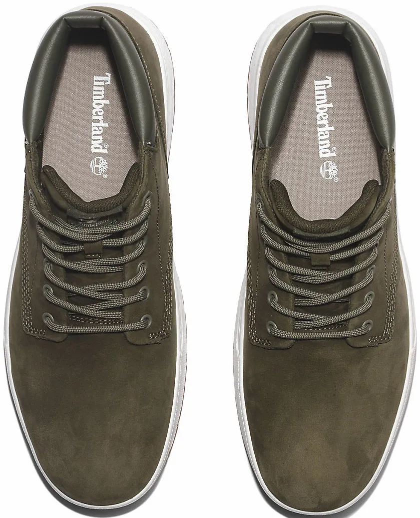 Мужские ботинки Timberland MAPLE GROVE кожаные на шнуровке, зеленый — фото 4