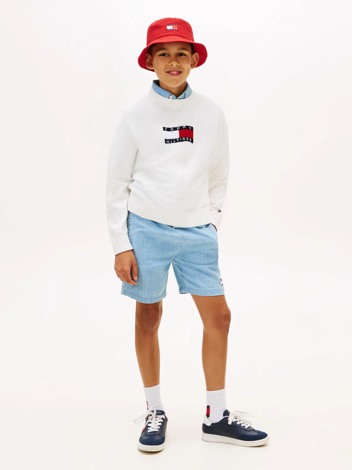 Свитер Tommy Hilfiger, White/Natural White — фото 4