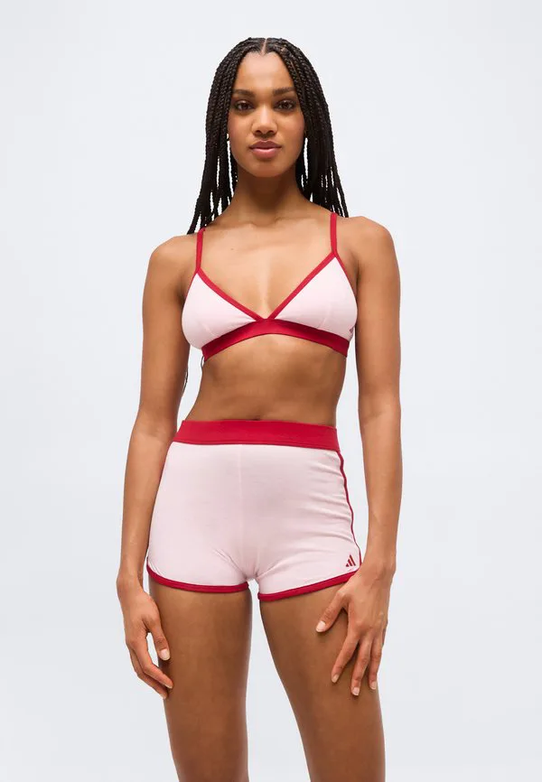 Треугольный бюстгальтер-топ Adidas Sportswear, Clear Pink — фото 2