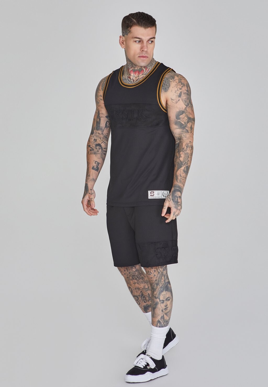 

Топ Basketball SIKSILK, черный