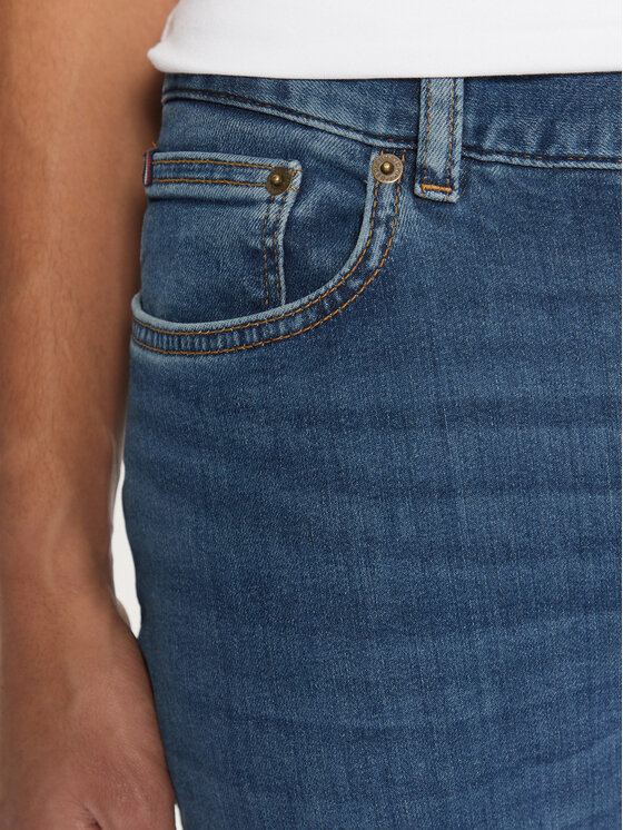 Джинсы прямого кроя Core Bleecker MW0MW39041 Tommy Hilfiger, синий — фото 4