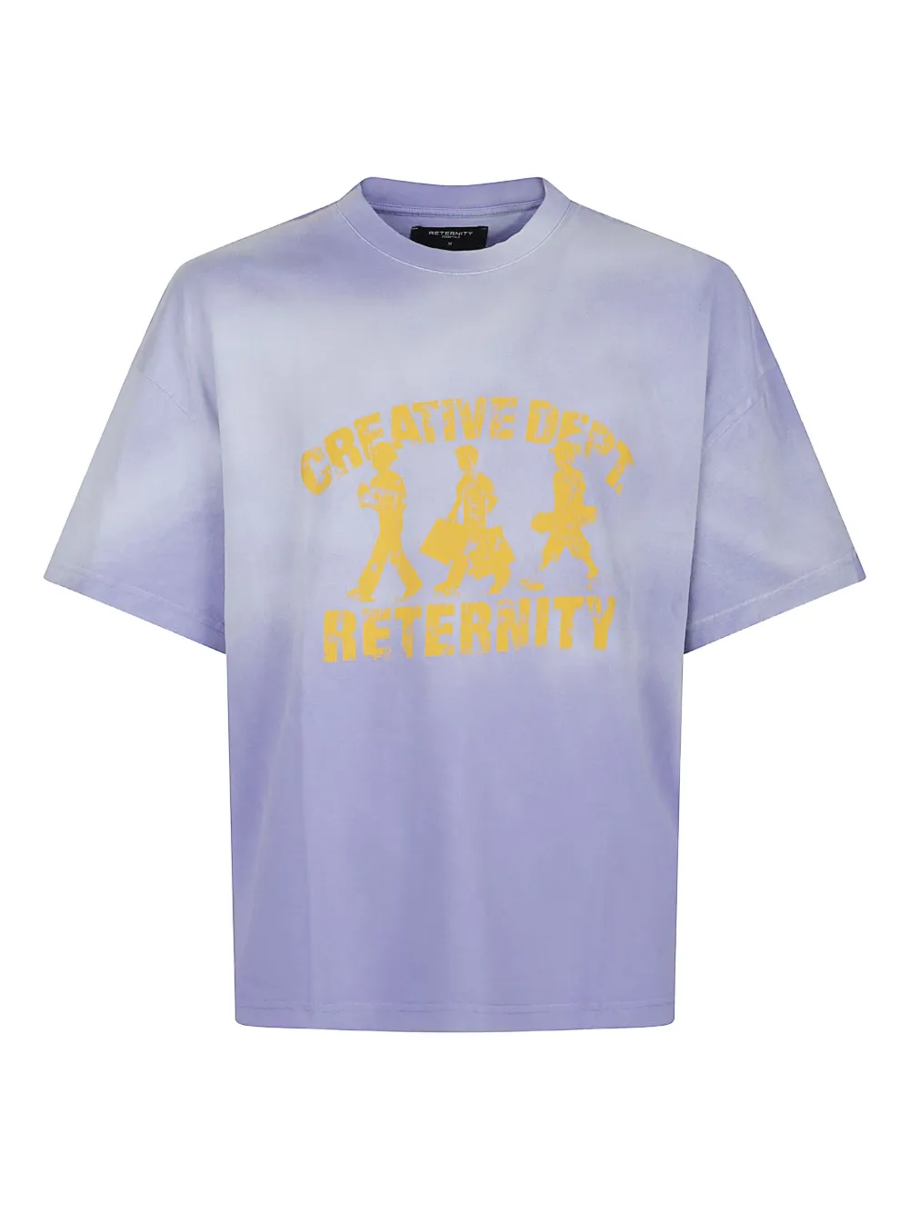 

Футболка с графическим принтом и эффектом тай-дай RETERNITY, фиолетовый