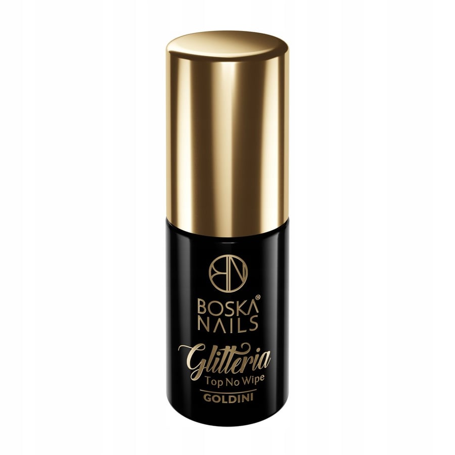 

BOSKA NAILS Топ GLITTERIA GOLDINI no Wipe ТОП HYBRID для ногтей 6 мл